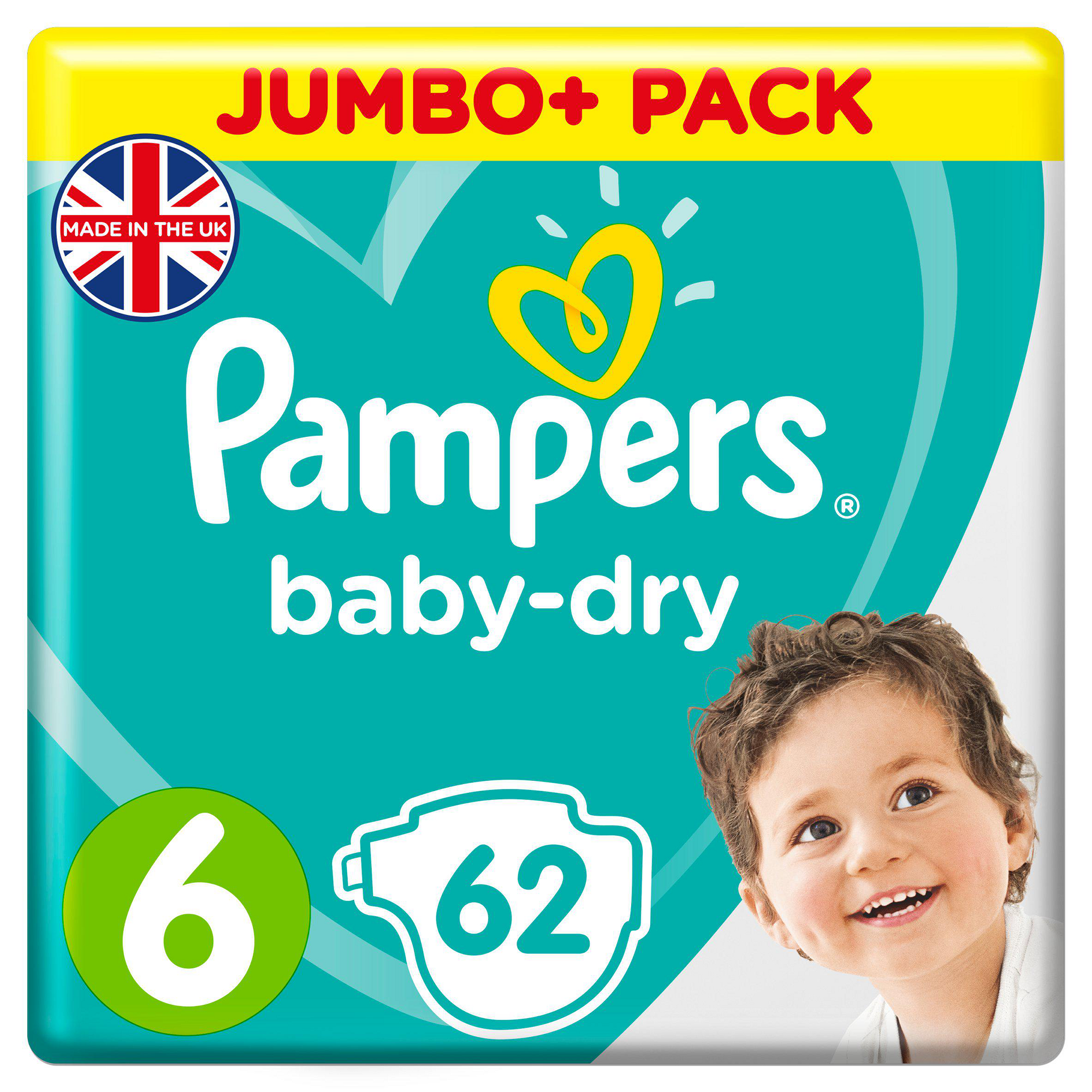 pampers jumbo pack size 6