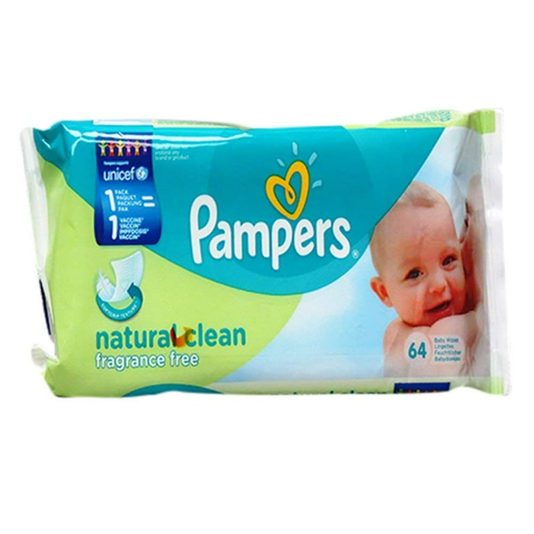 pampers natural clean baby wipes