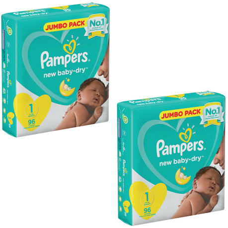 pampers new baby dry 1 96