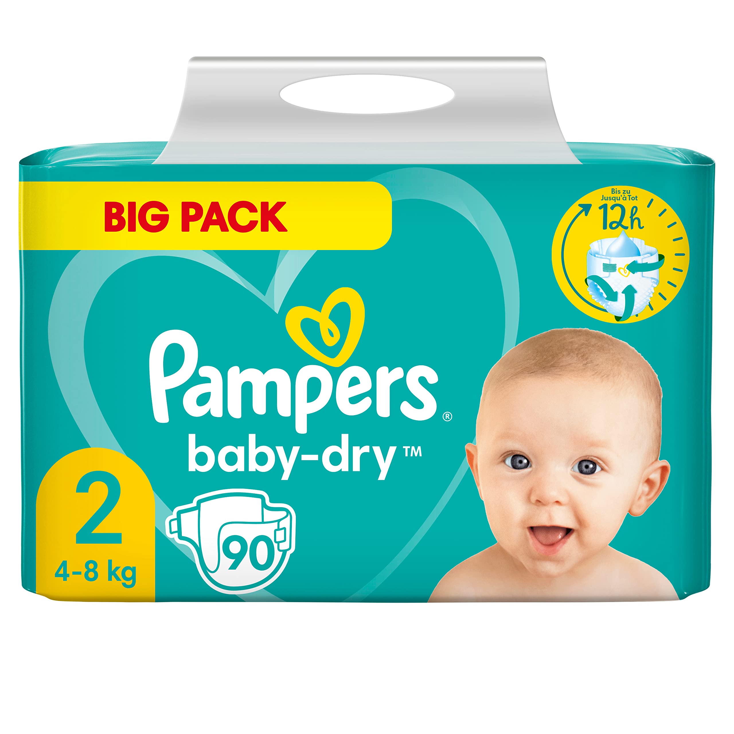 pampers new baby dry 2 100 sztuk