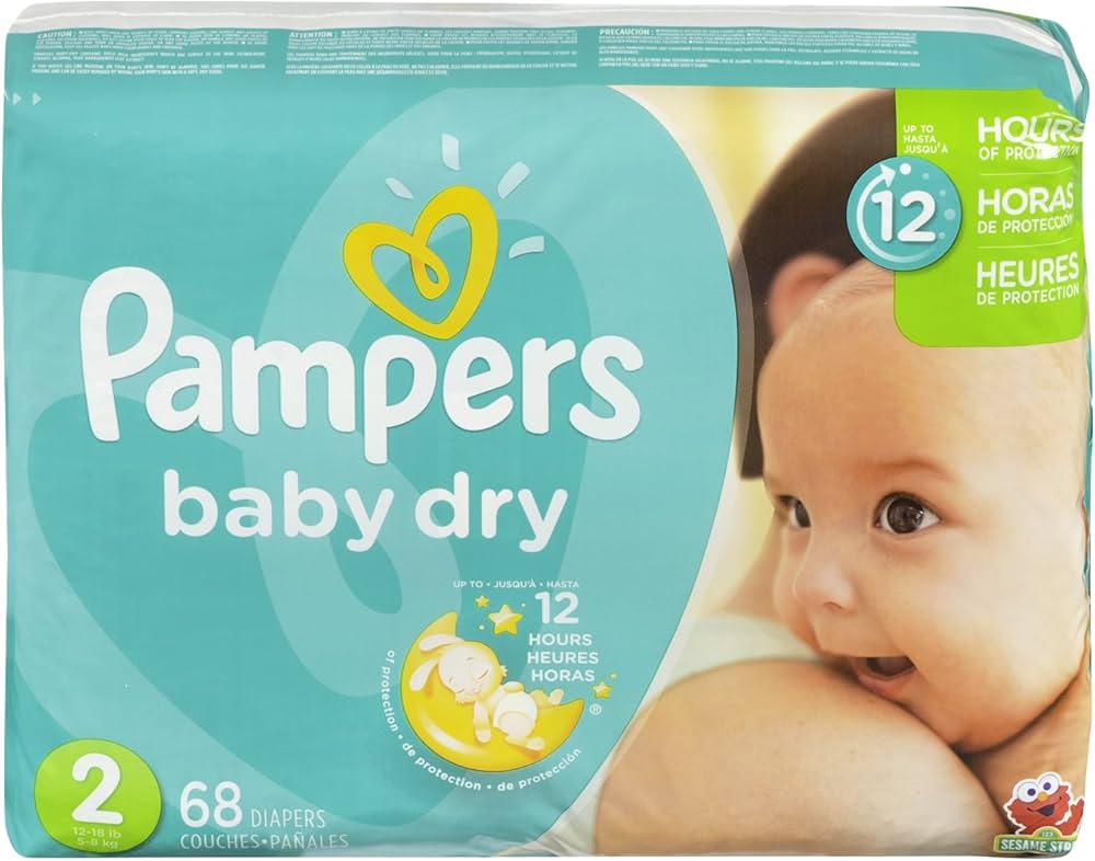 pampers new baby dry 2 68 szt