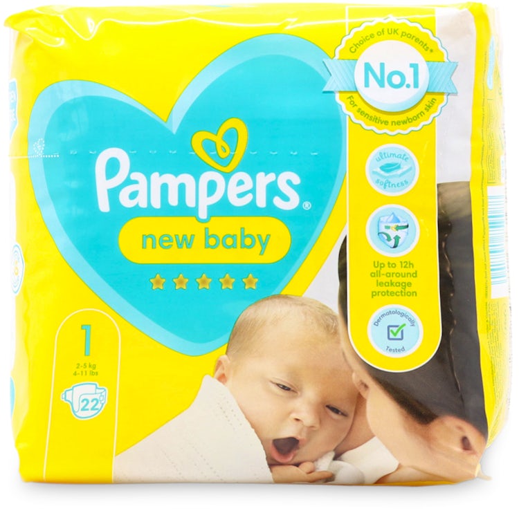 pampers newborn 1 22 sztuki