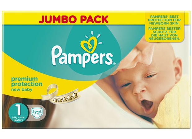 pampers newborn 72 pack