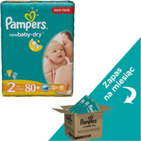 pampers newborn zapas na miesiąc