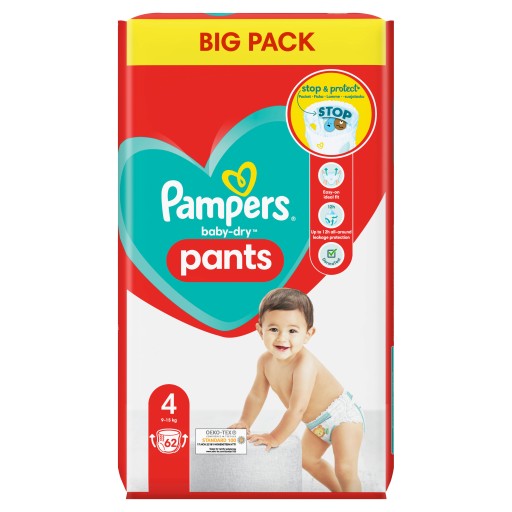 pampers pants 4 62 szt