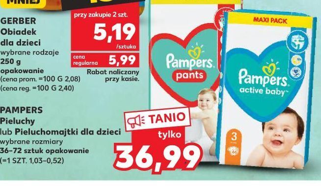 pampers pants 4 promocja kaufland