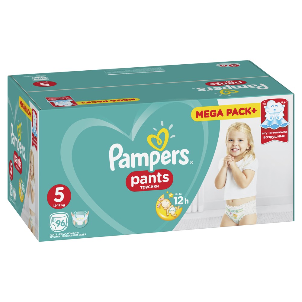 pampers pants 5 junior 12-18kg 96 szt