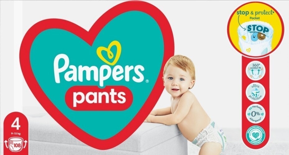 pampers pants pieluchomajtki 4 mega box 104 szt