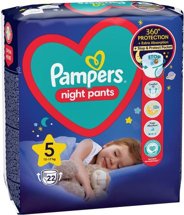 pampers pants pieluchomajtki rozmiar 5 12-17 kg junior 22 szt.społem