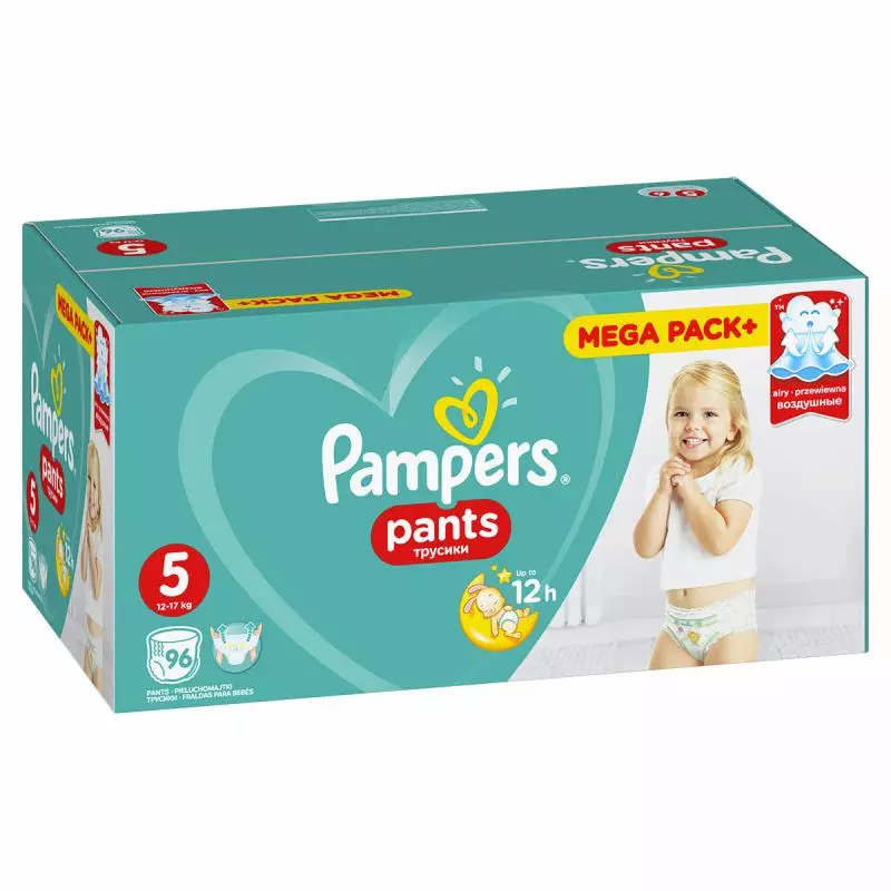 pampers pants rozmiar 5 96 pieluchomajtek