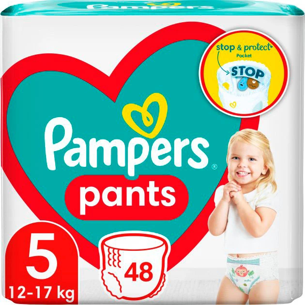 pampers pants tasiemka z tylu