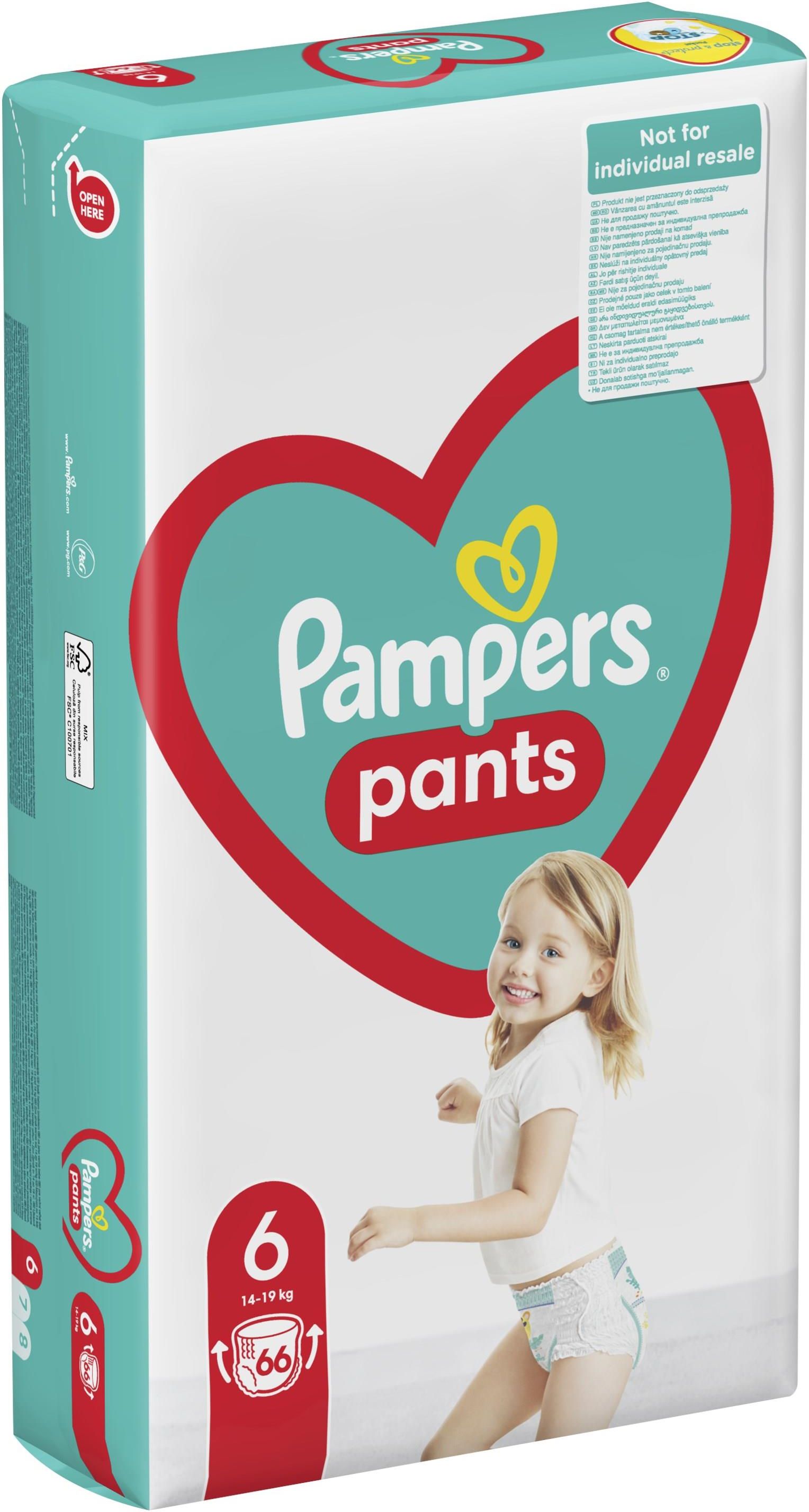 pampers pieluchomajtki active baby pants 6 132szt