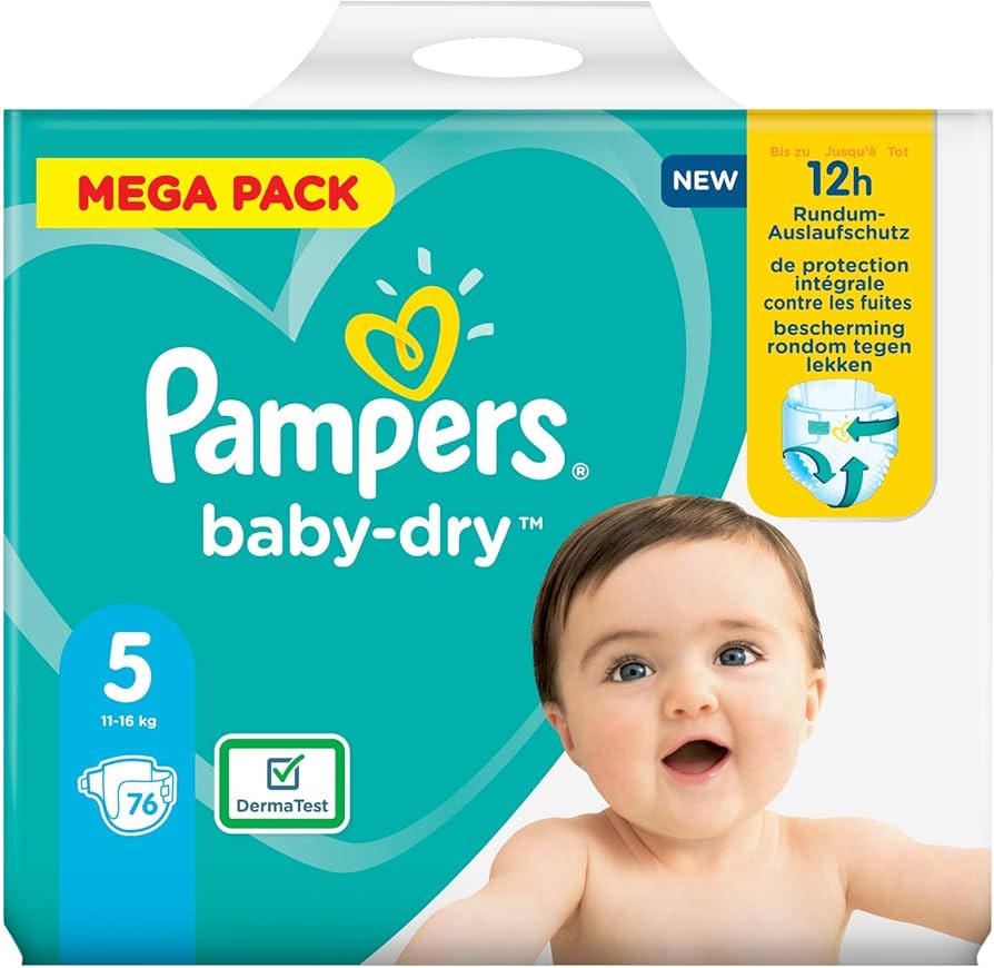 pampers pieluchy przedziały