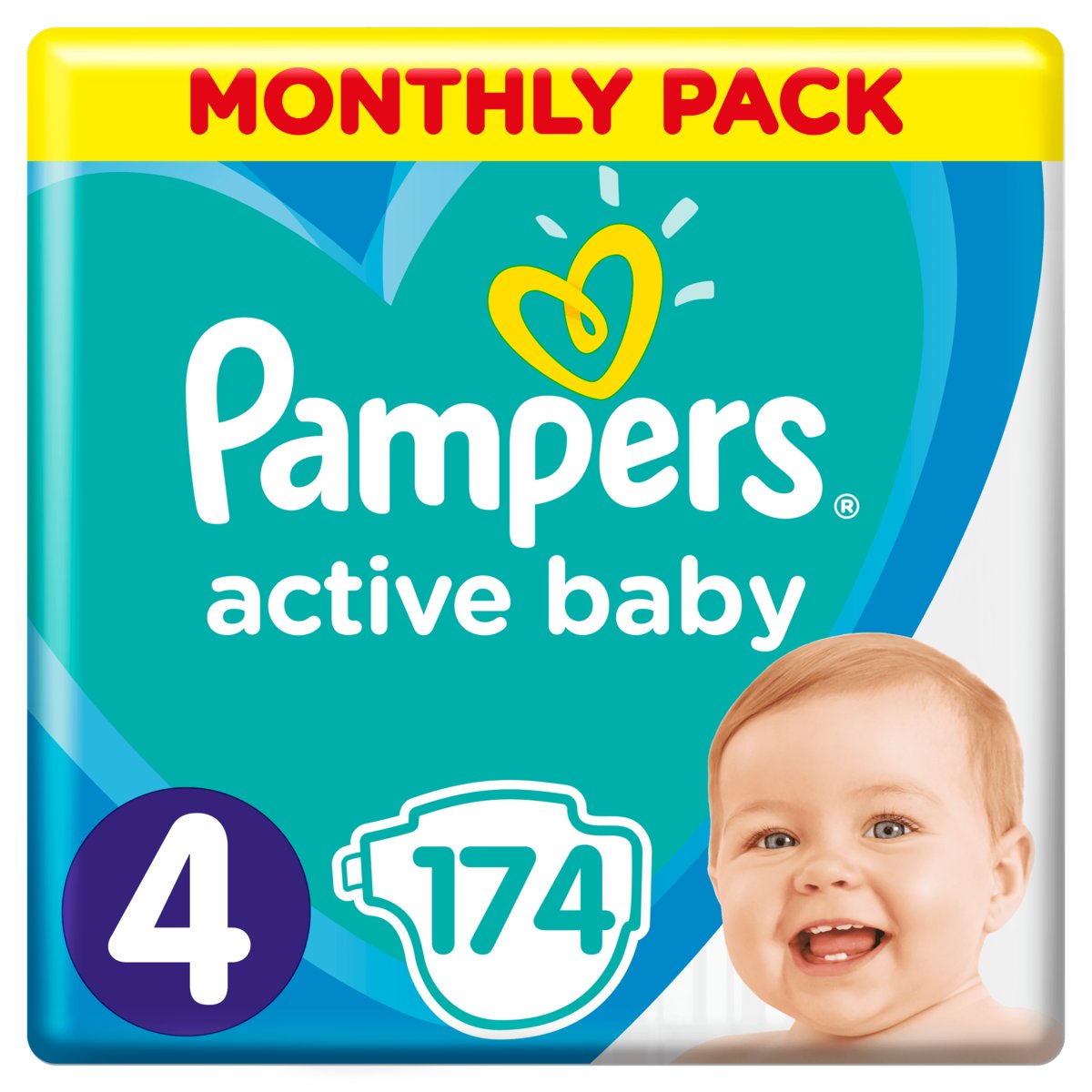 pampers pieluszki zapas 4