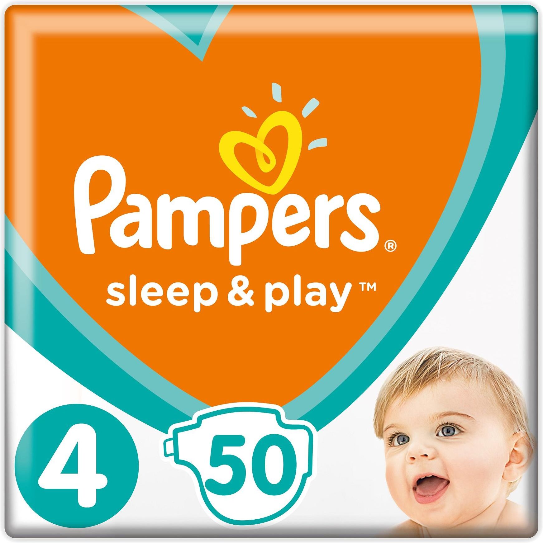 pampers pomarańczowe