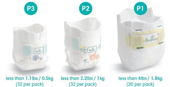 pampers preemie protection p2