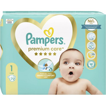 pampers premium care 1 22 sztuki