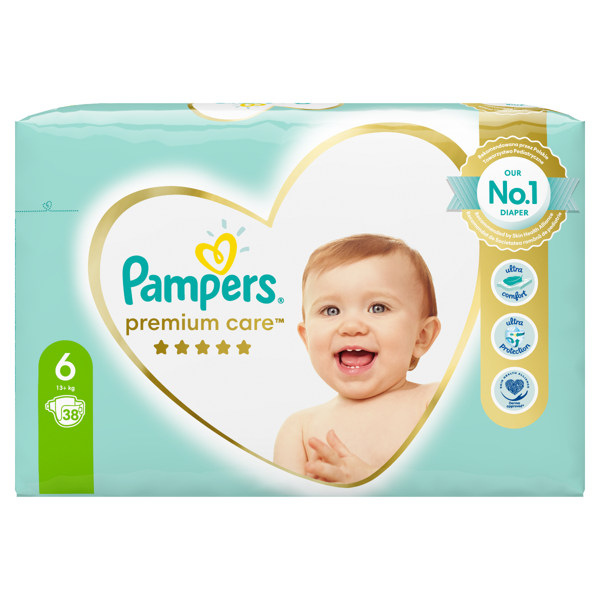 pampers premium care 1 38 sztuk