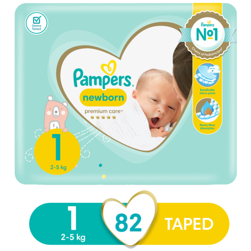 pampers premium care 1 new born 66 szt