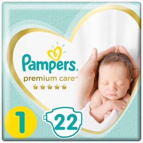 pampers premium care 1 newborn 22 sztukicena