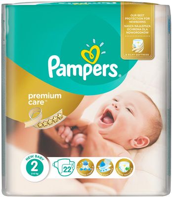 pampers premium care 2 22 szt