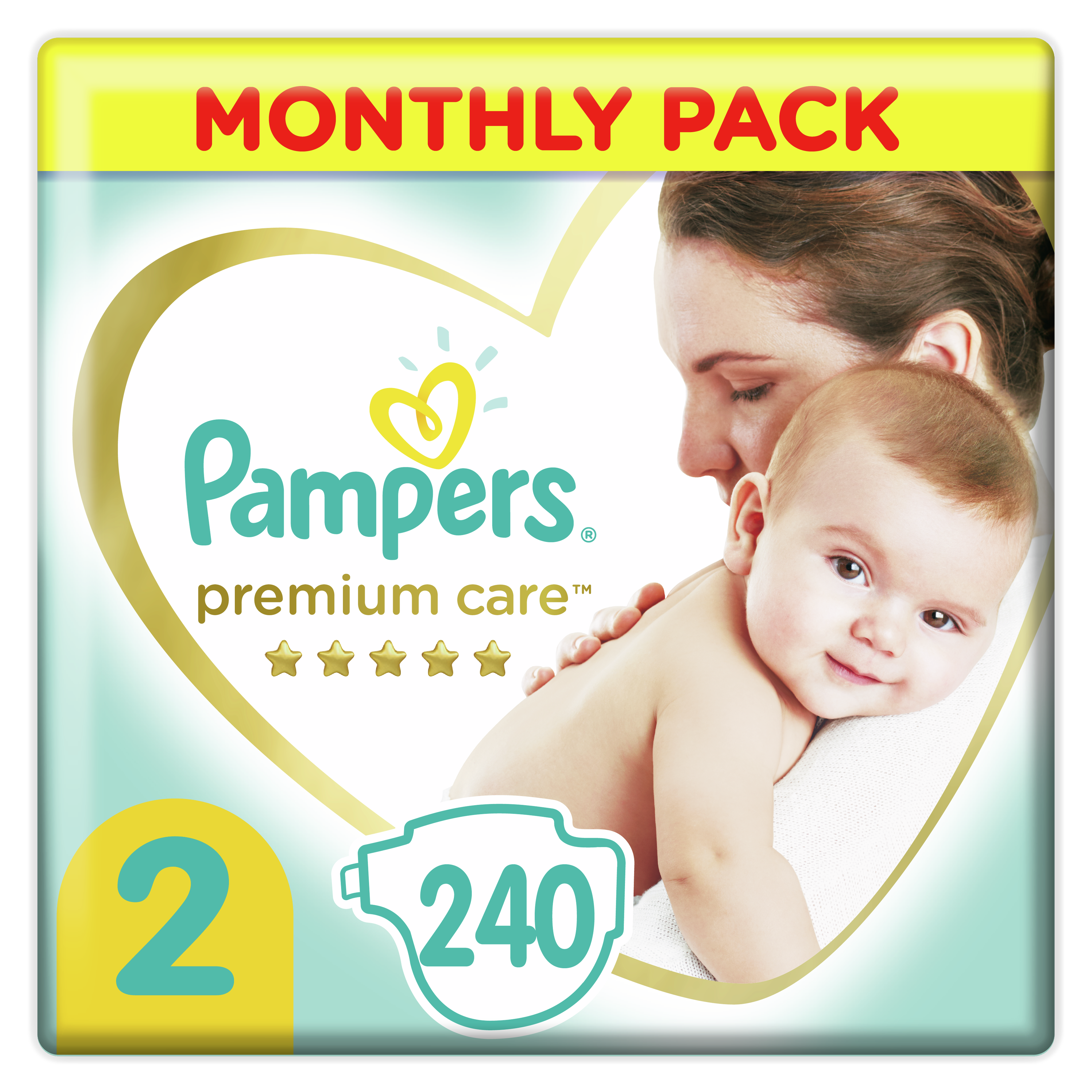 pampers premium care 2 240 buc