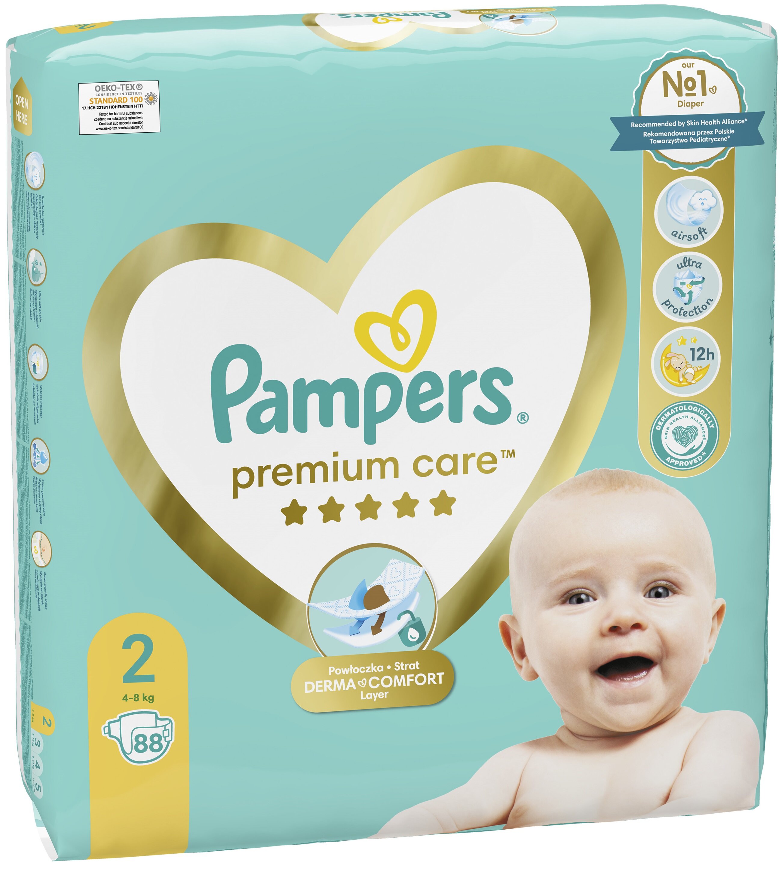 pampers premium care 2 kraków