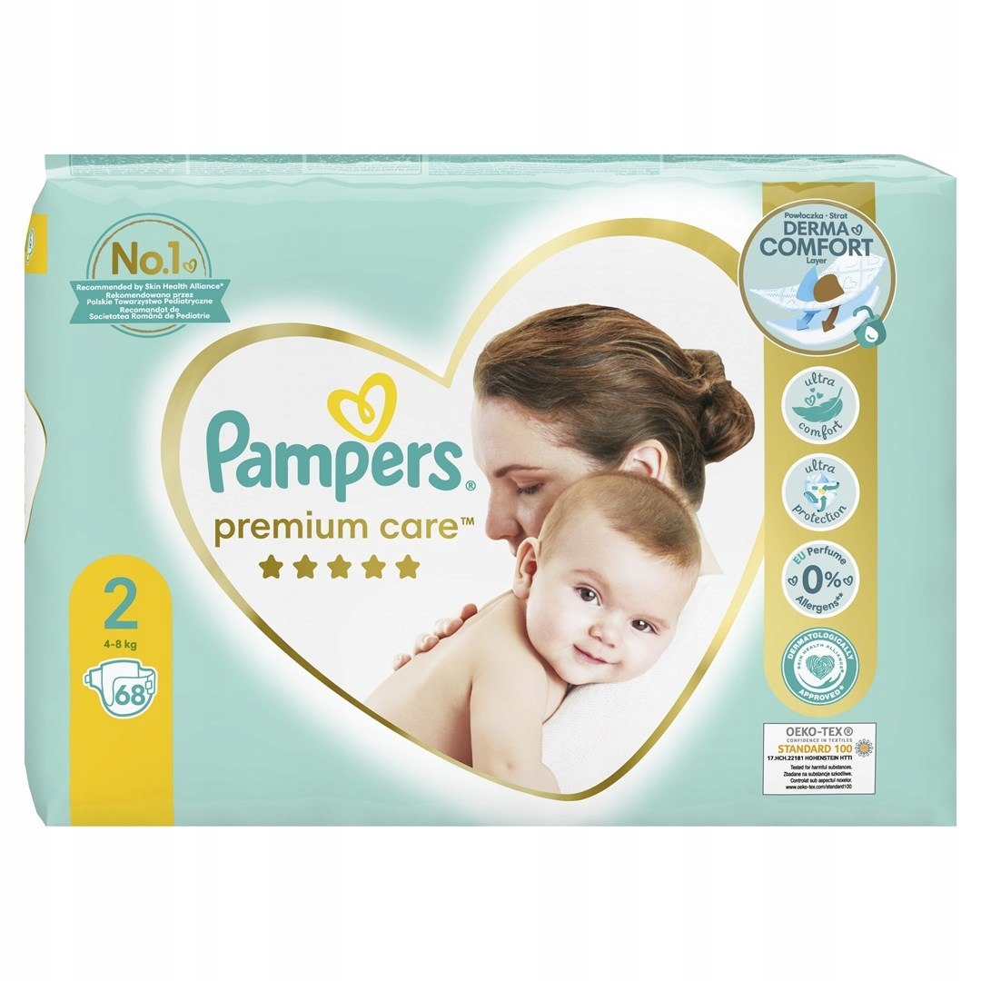 pampers premium care 2 zestaw