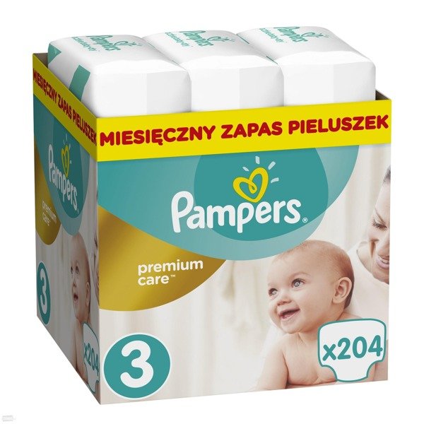 pampers premium care 3 zapas na miesiąc