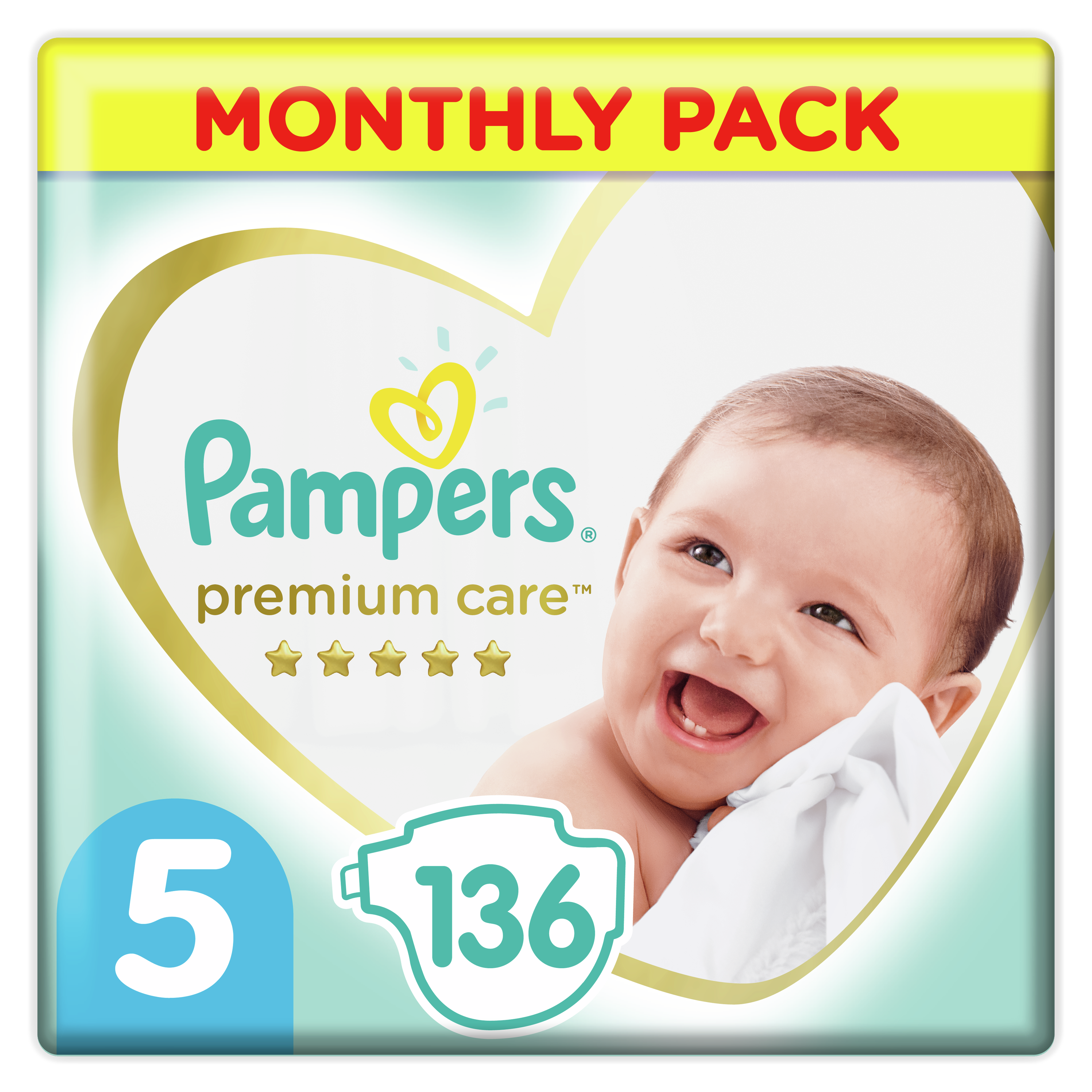 pampers premium care 5 box