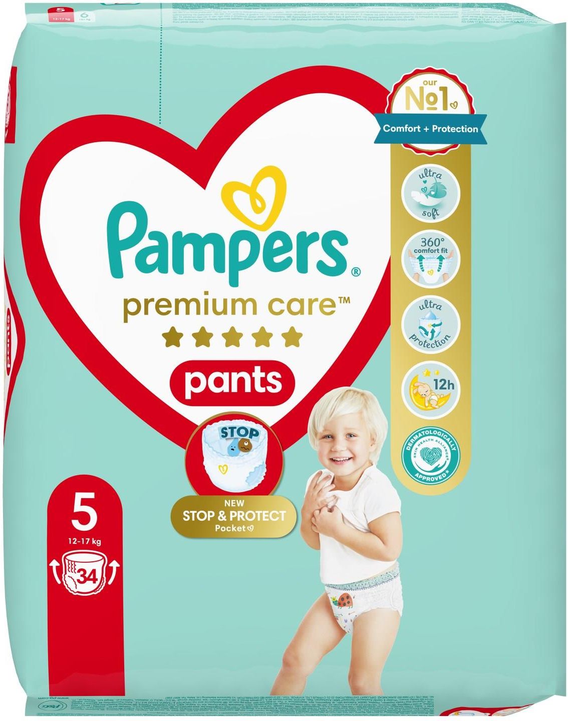 pampers premium care 5 kolory