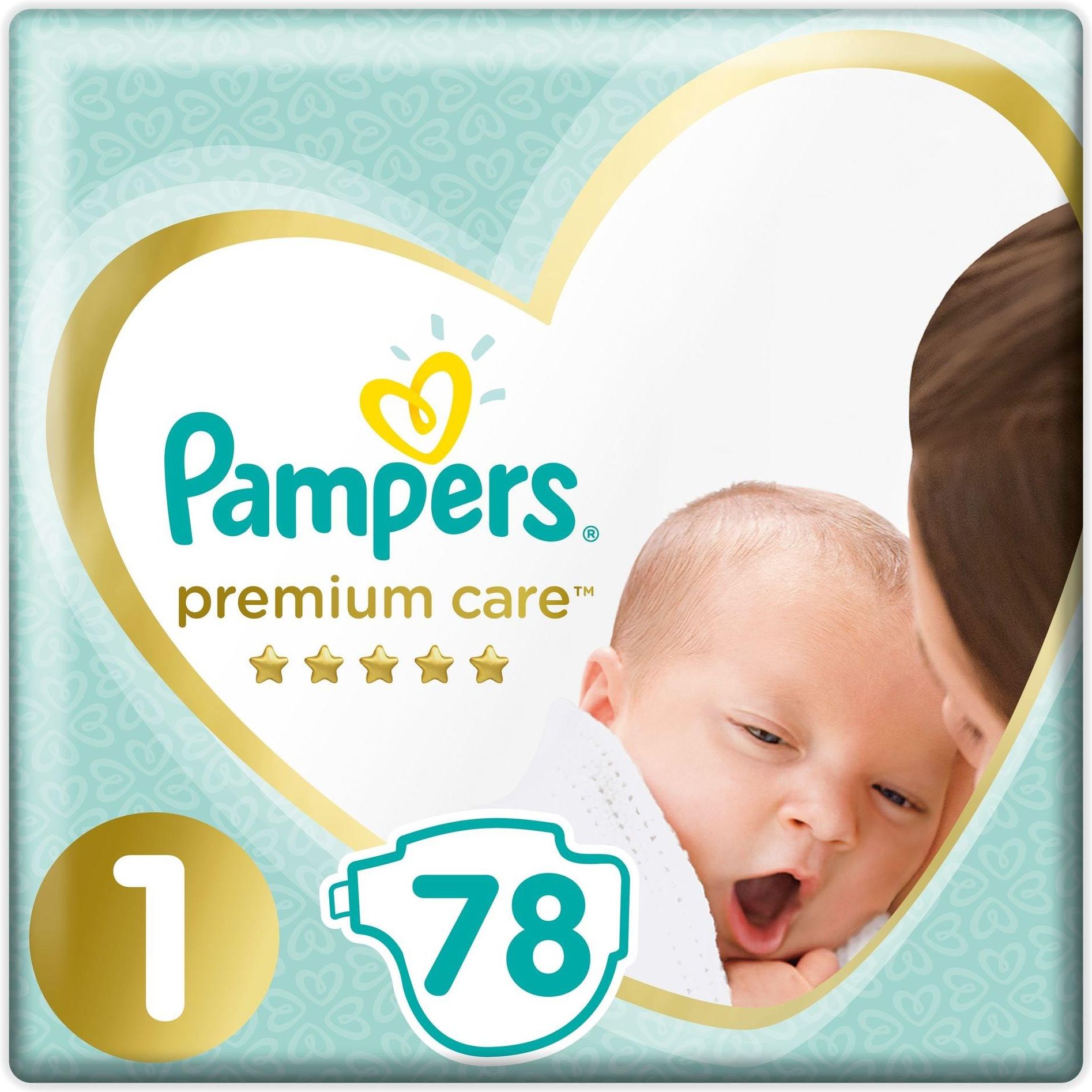 pampers premium care newborn 78 ceneo