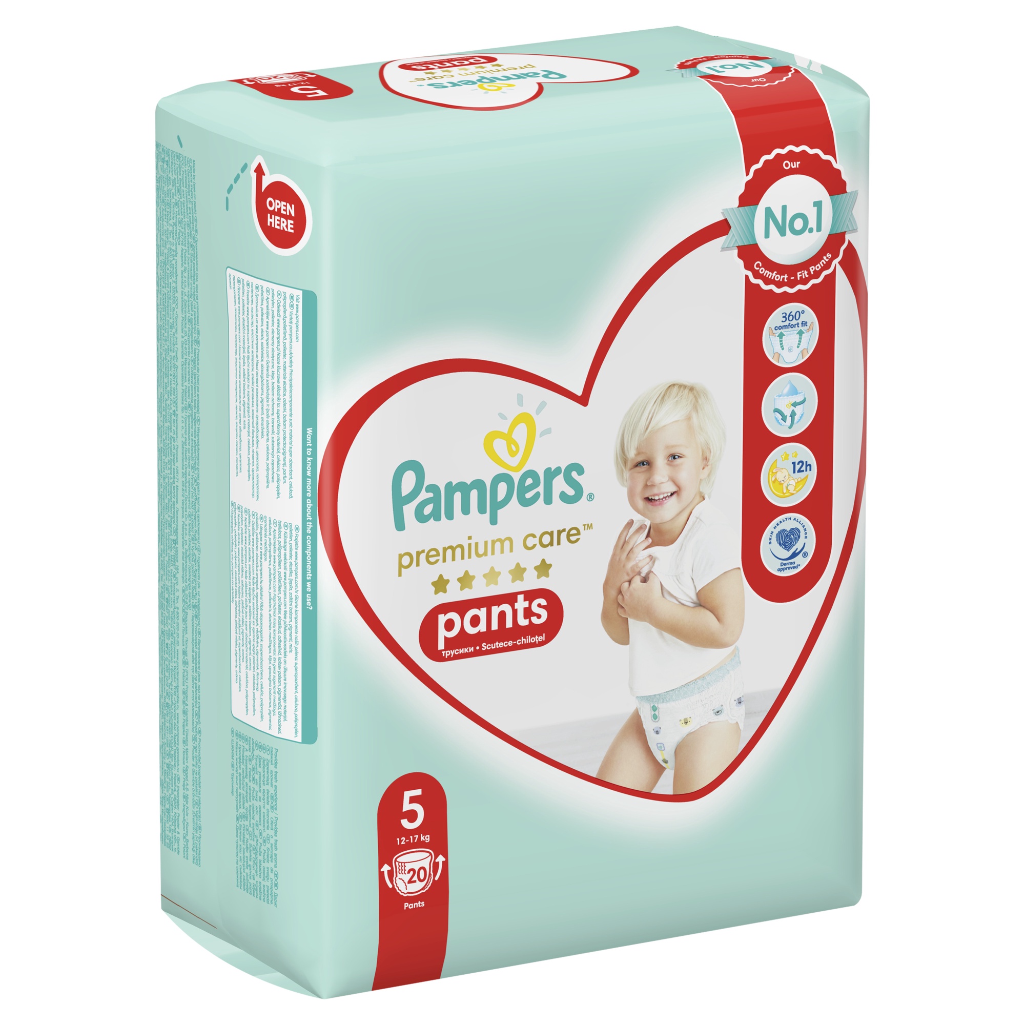 pampers premium care pants 5 cena