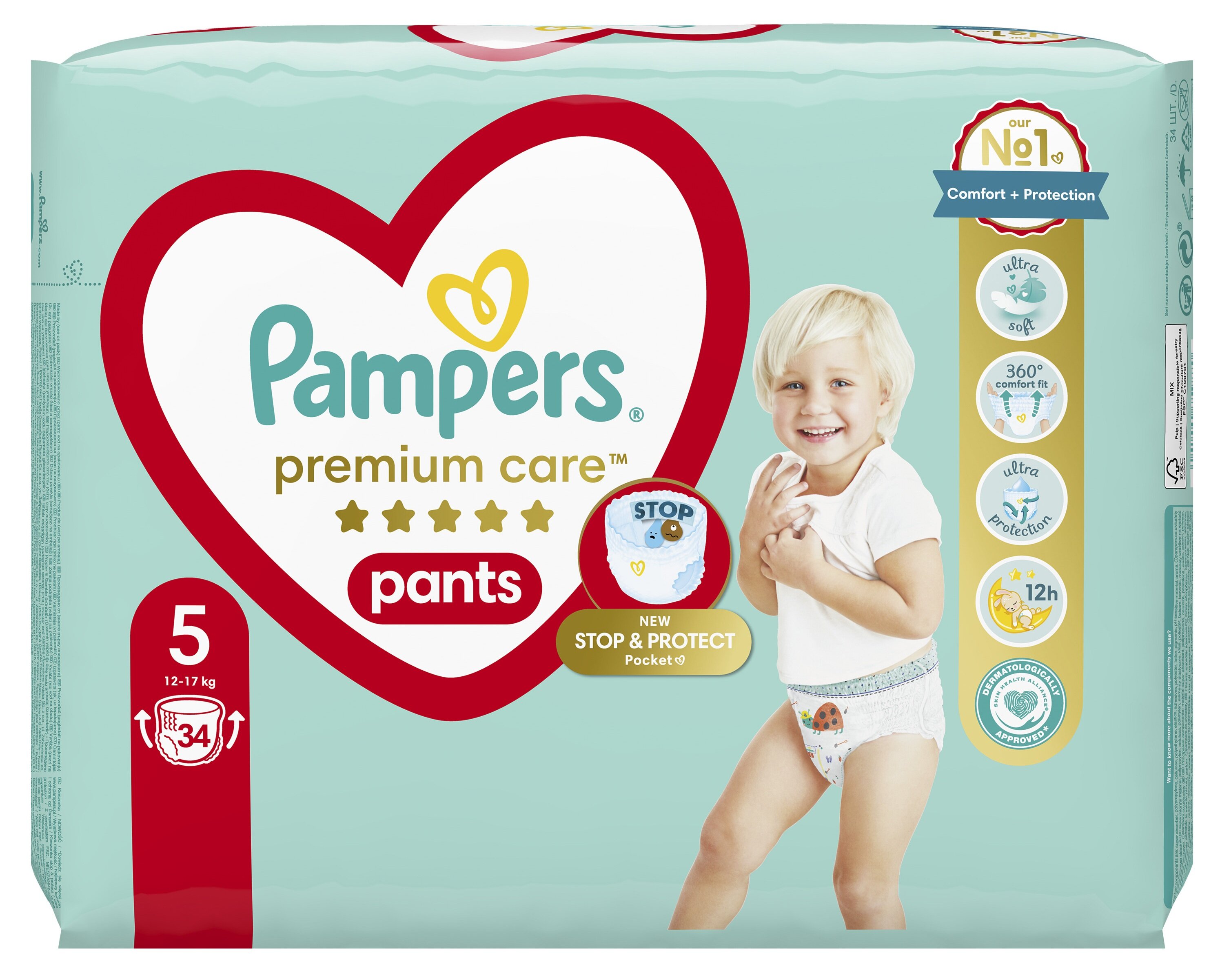 pampers premium care pieluchomajtki 5