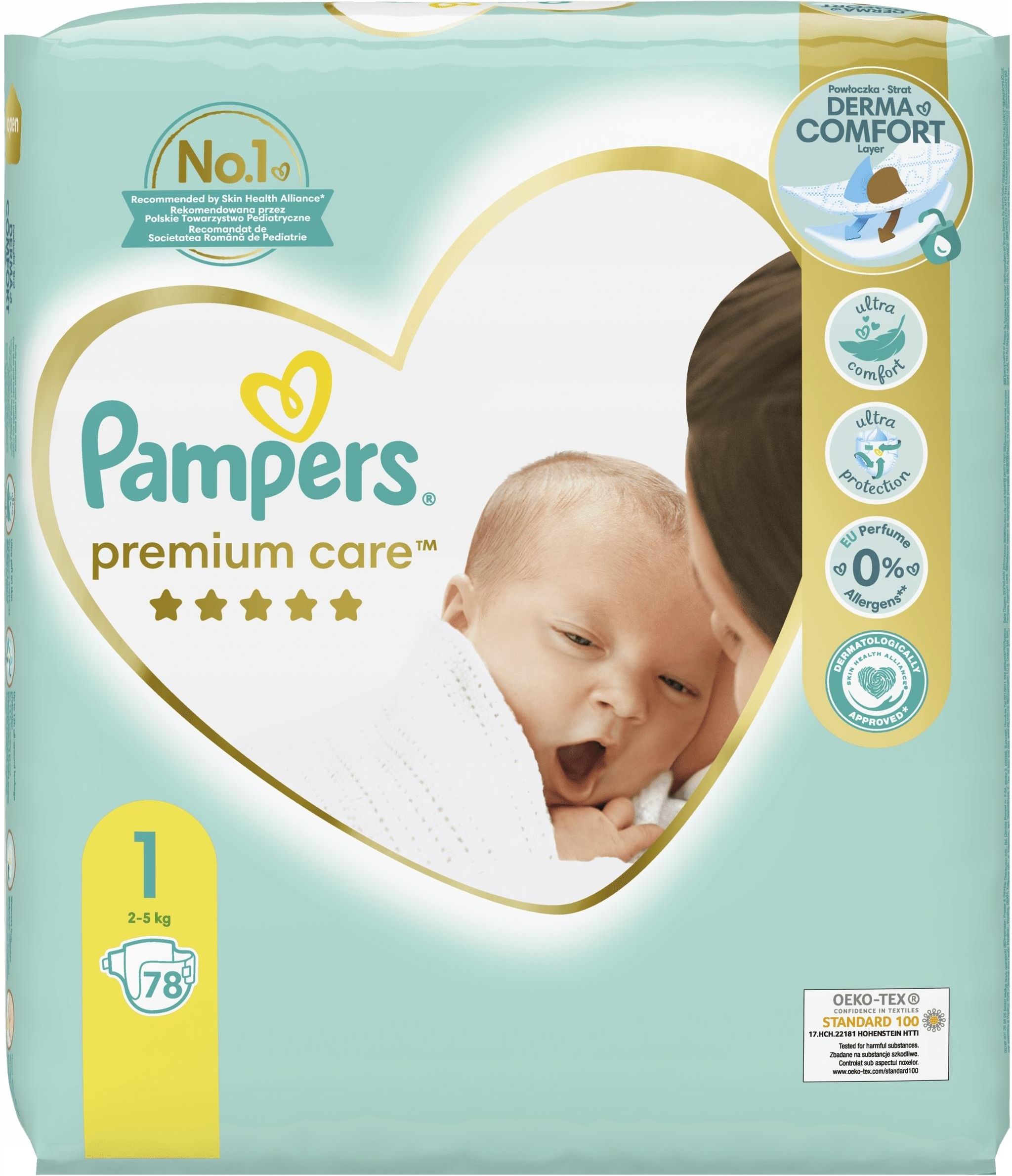 pampers premium care rozmiar 1 ceneo