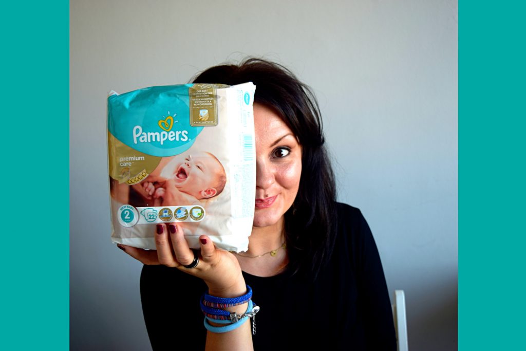 pampers premium care siateczka w srodku