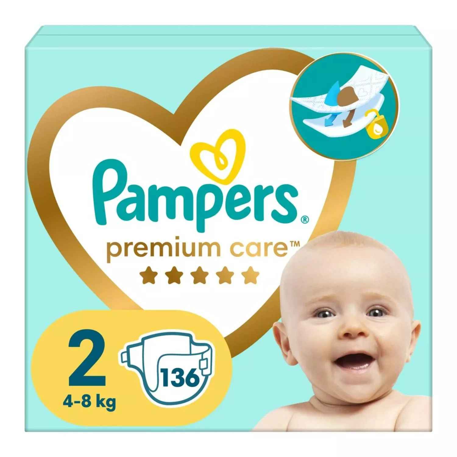 pampers premium care zielonr