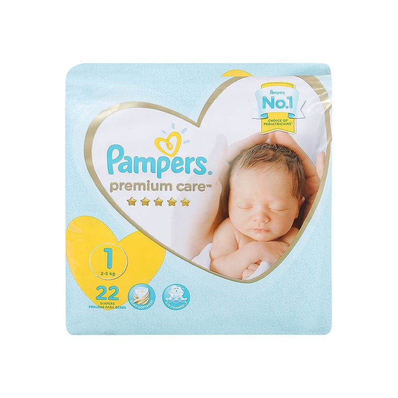 pampers premium new born 22