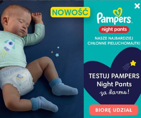 pampers próbki za darmo 2018