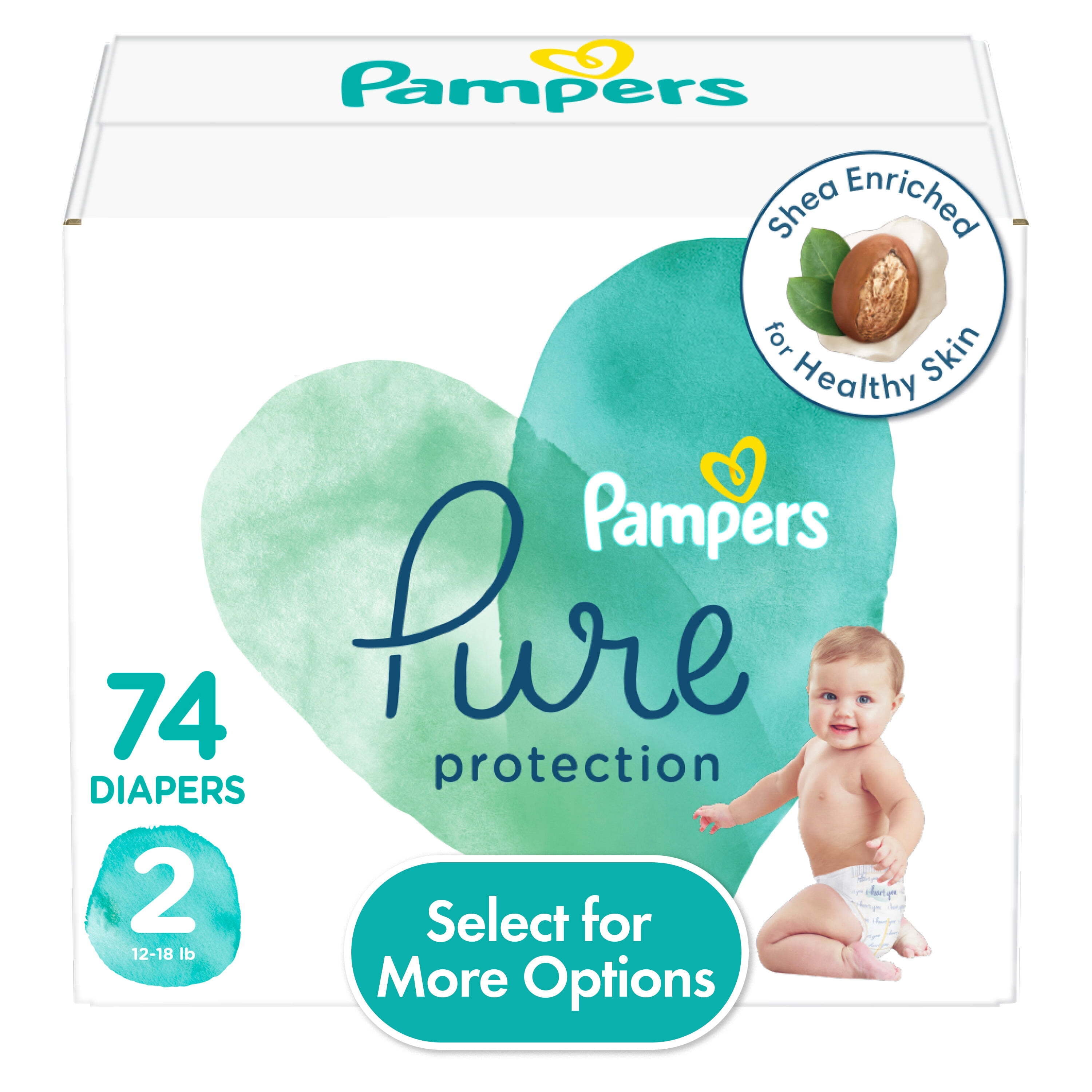 pampers pure 2 cena