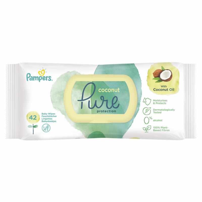 pampers pure protection chusteczki