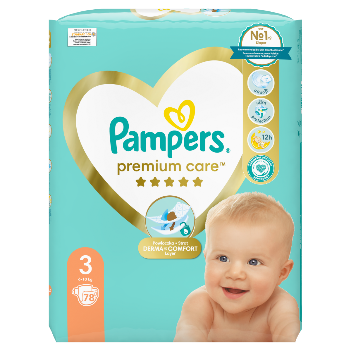 pampers rozmiar 3 ile kg