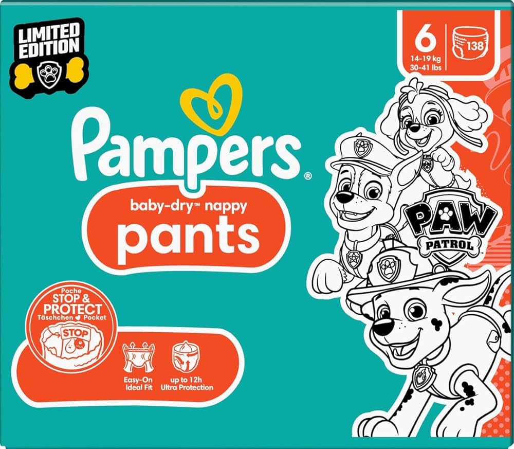 pampers rozmiar 6 plus