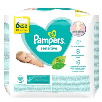 pampers sensitiove z zamknieciem