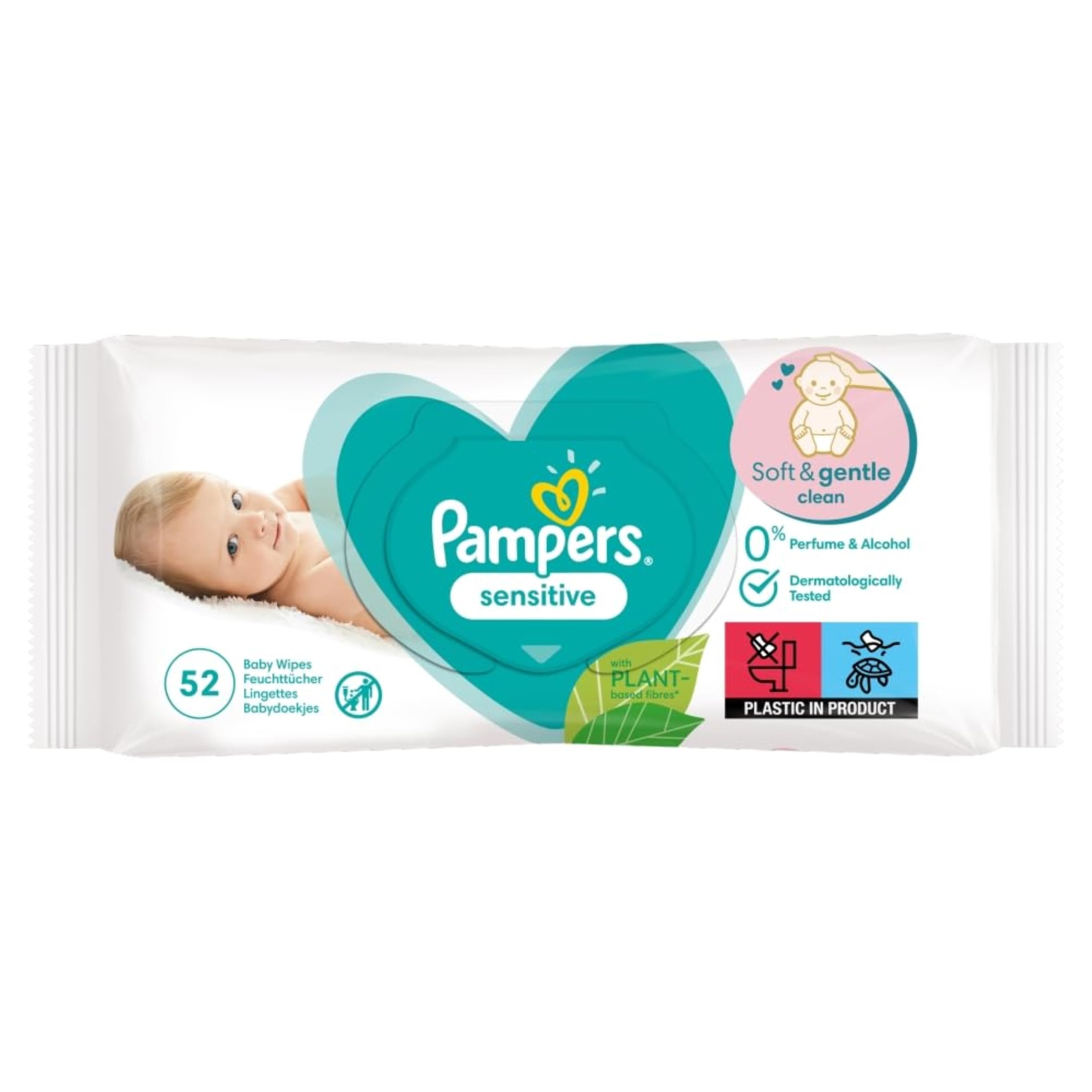 pampers sensitive 52