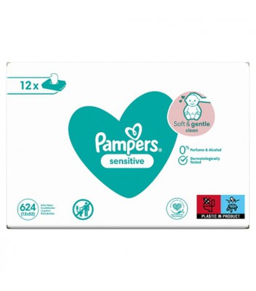 pampers sensitive chusteczki skład