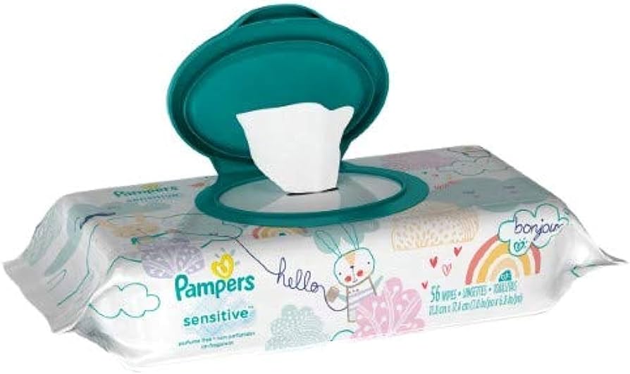 pampers sensitive x4 cena