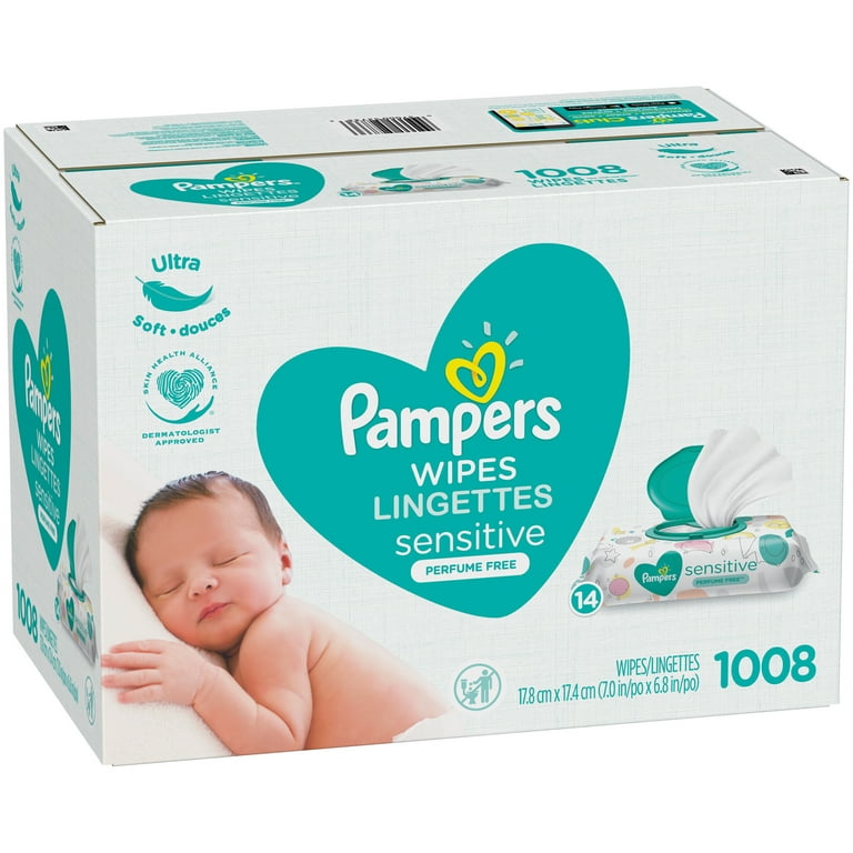 pampers sensitive x4 cena