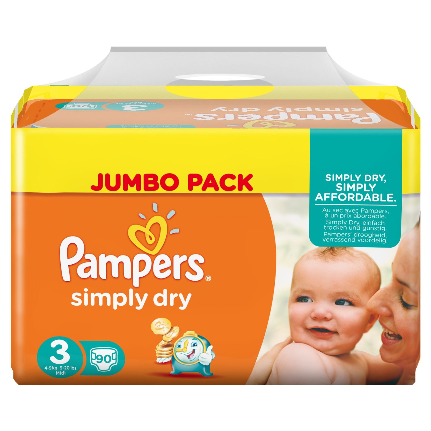 pampers simply dry opinie