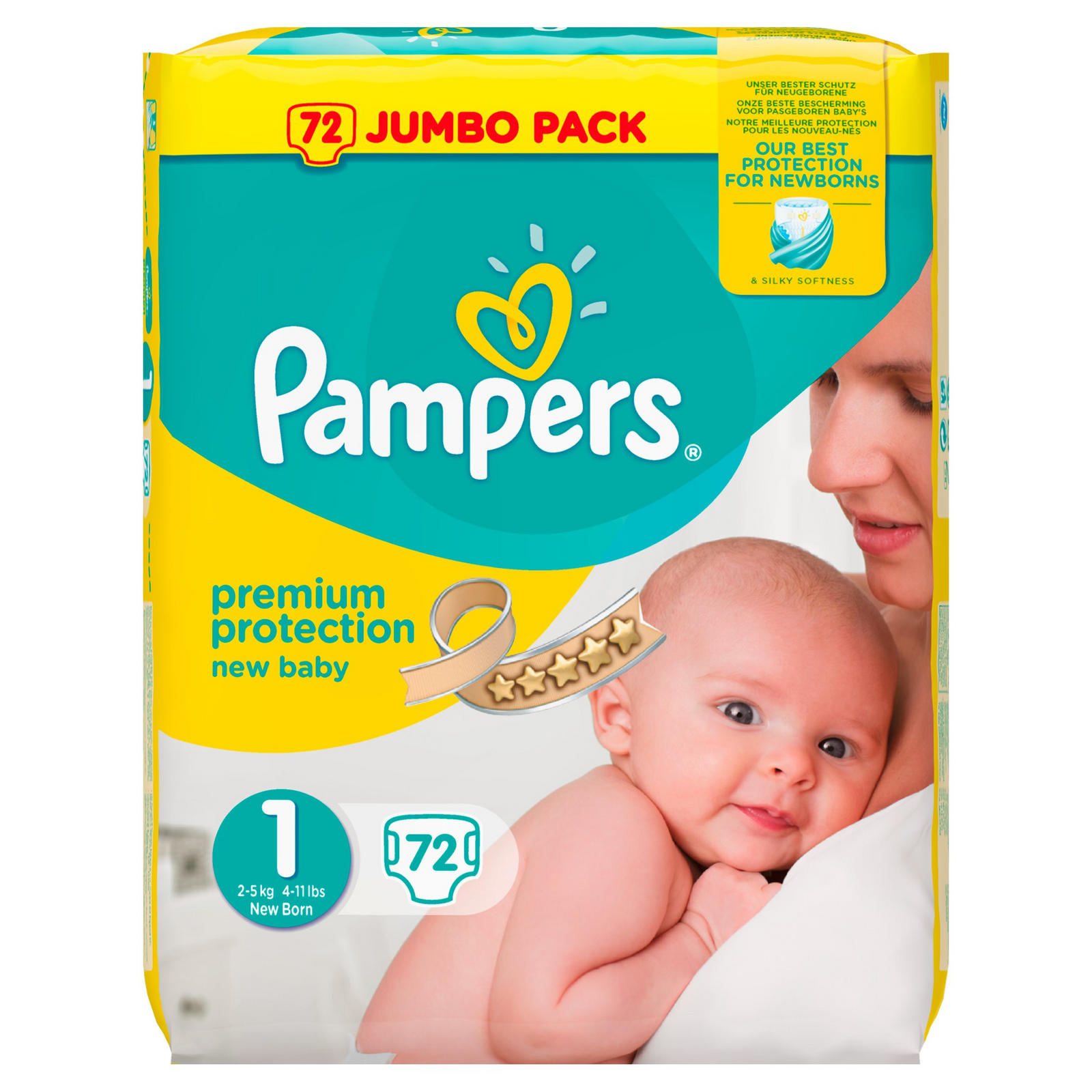 pampers size 1 jumbo pack